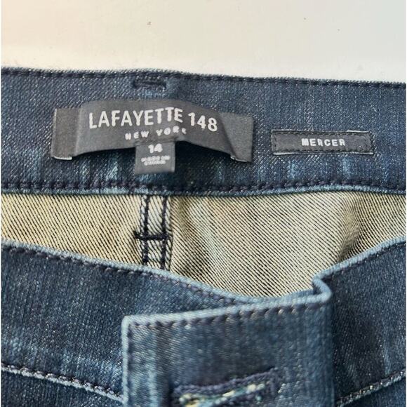 Lafayette 148 Mercer Jeans Size 16 Retails $498 - Picture 2 of 4